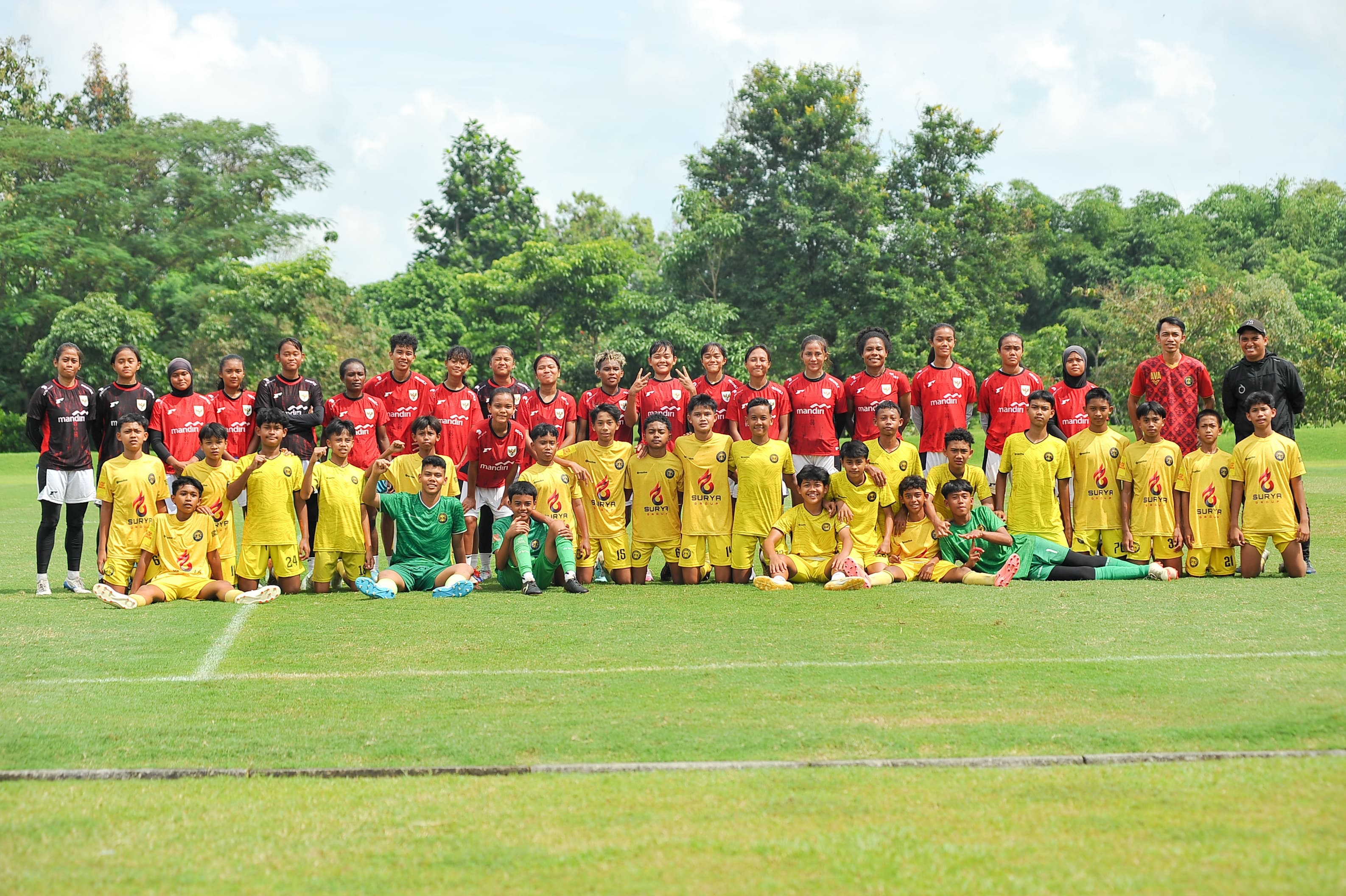 Pertandingan MUFC U-14 vs Timnas Putri